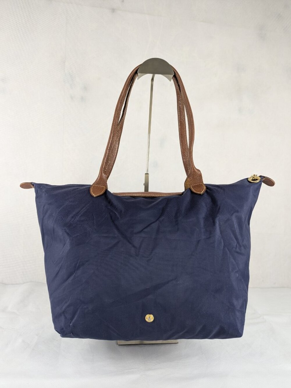 Authentic Longchamp Le Pliage Nylon Tote Bag Blue – Pre-Owned – Fast ShipAuthent - Picture 2 of 15